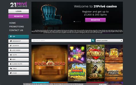 21 prive casino login