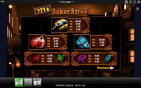 221b Baker Street Slot Grátis