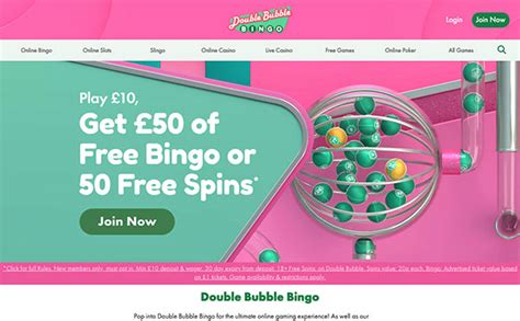 Double bubble bingo casino review