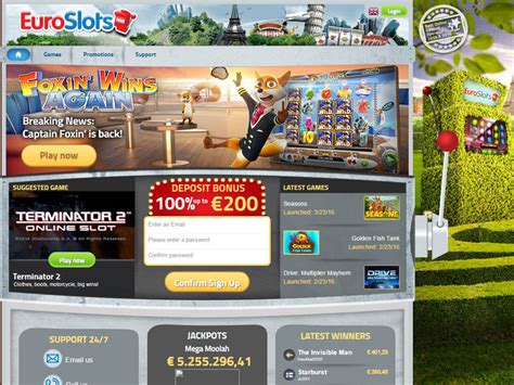 Euroslots casino aplicação