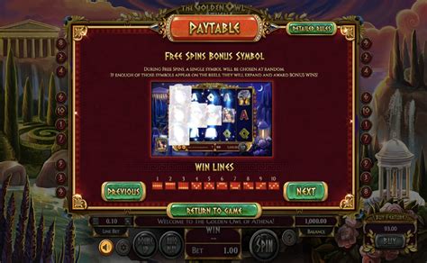 Play The Golden Owl Of Athena slot