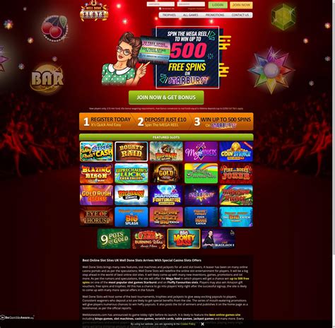 Well done slots casino bonus