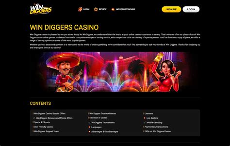 Win diggers casino Guatemala